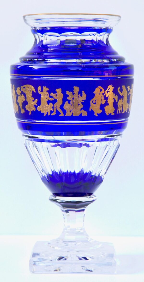 Val Saint Lambert Art Deco Crystal Vase - Image 4