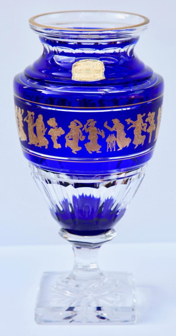 Val Saint Lambert Art Deco Crystal Vase - Image 5