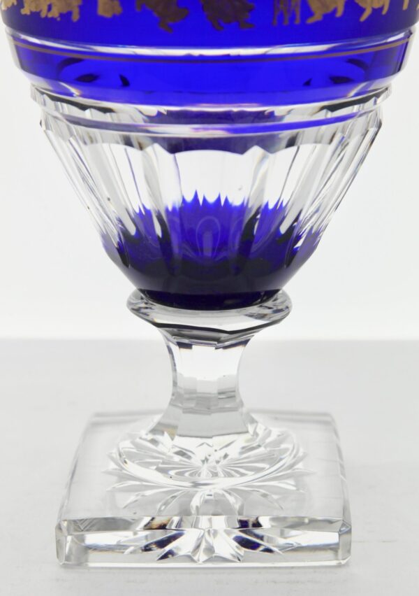 Val Saint Lambert Art Deco Crystal Vase - Image 6