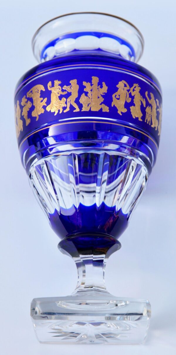 Val Saint Lambert Art Deco Crystal Vase - Image 11