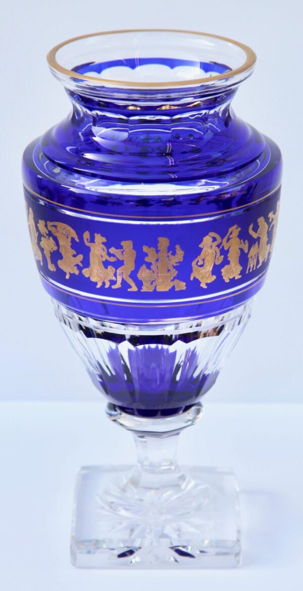 Val Saint Lambert Art Deco Crystal Vase - Image 12