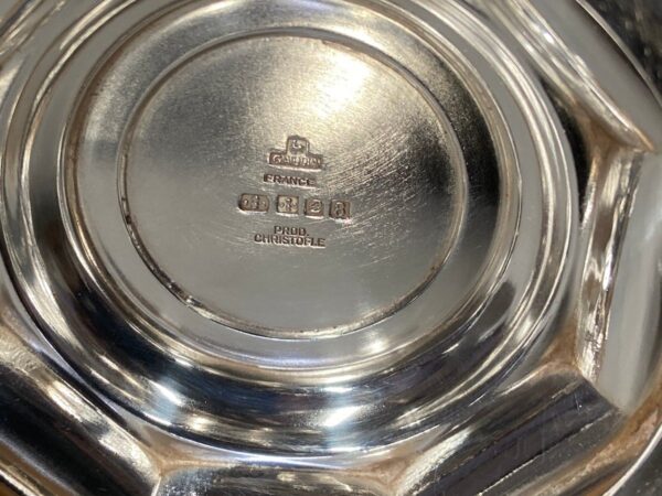 Original plated Art Deco Christofle complete tea-set including tray from 19th century. - Image 12