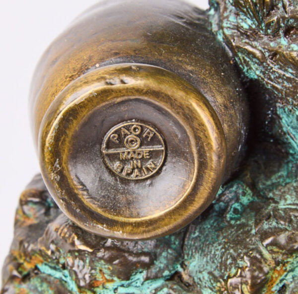 ANTIQUE STYLE BRONZE CLASSIC FIGURE MANTLE CLOCK - Image 3