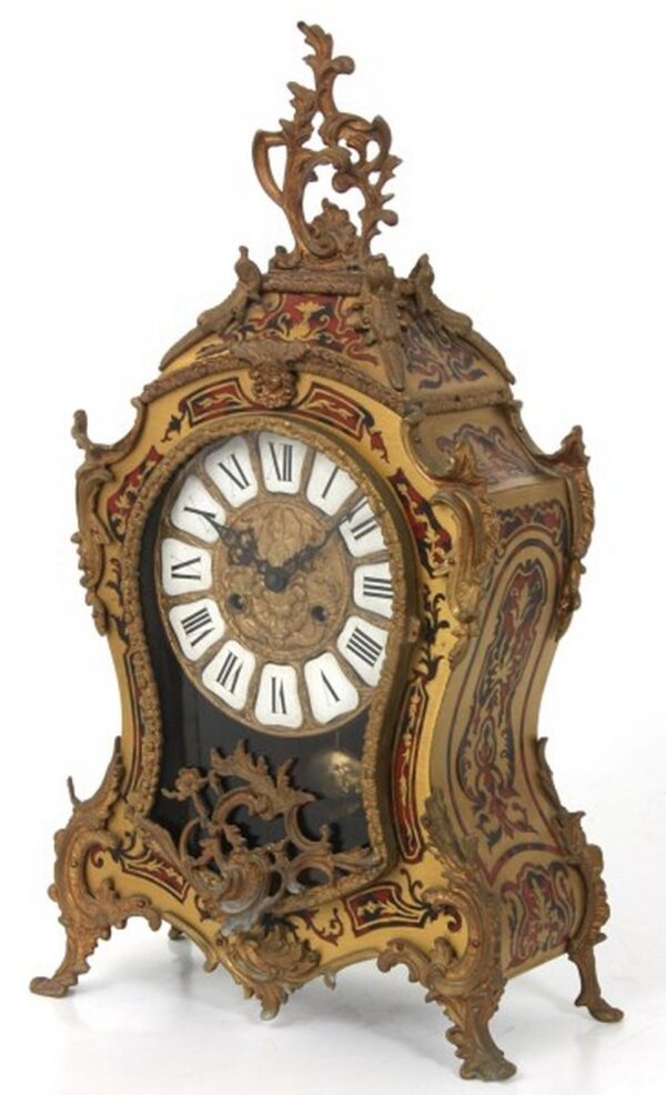 20th Century Tortoise Shell Bracket Clock - Image 3