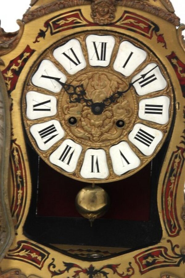 20th Century Tortoise Shell Bracket Clock - Image 6