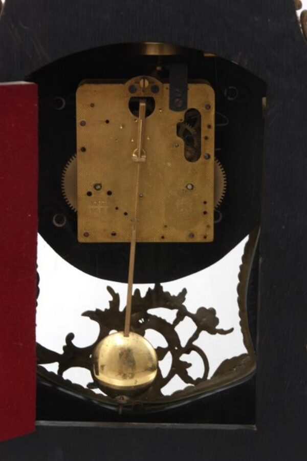 20th Century Tortoise Shell Bracket Clock - Image 8