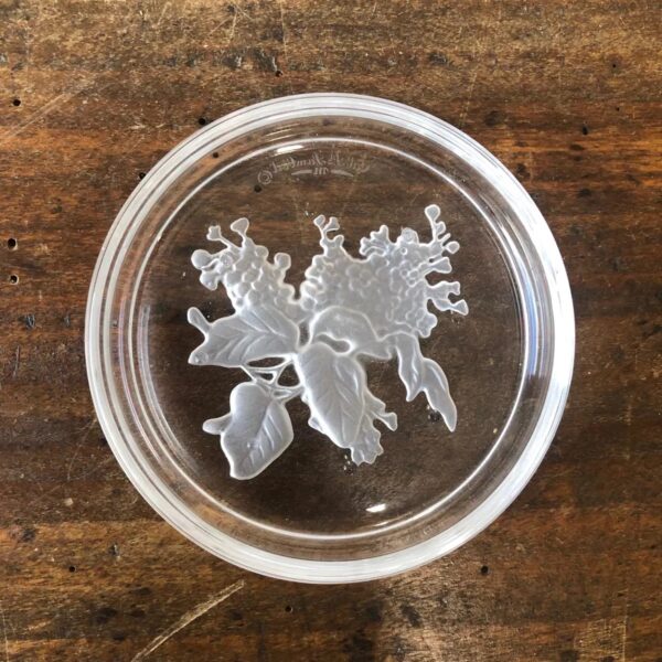 6 Crystal coasters Val St Lambert - Image 9