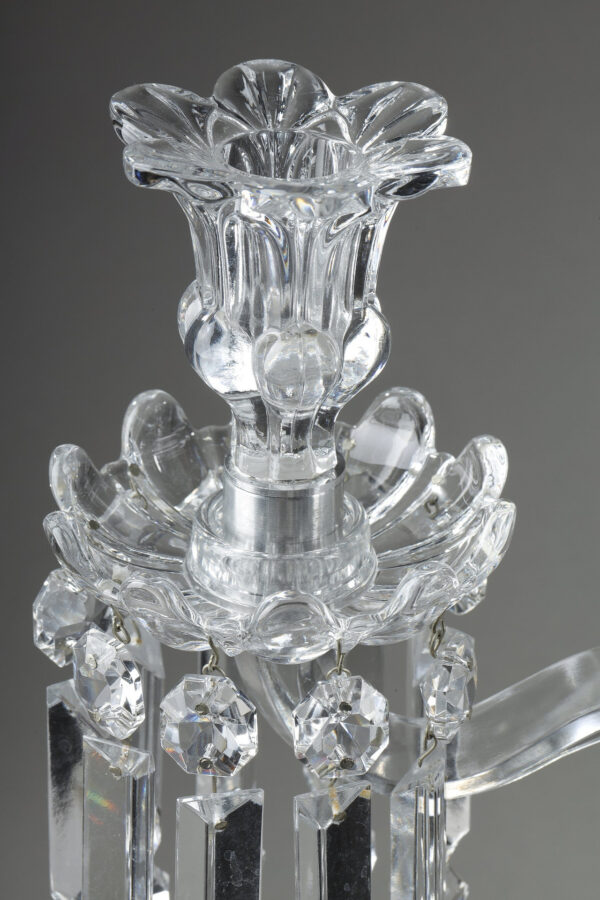 PAIR OF BACCARAT THREE-ARM CANDELABRA - Image 11