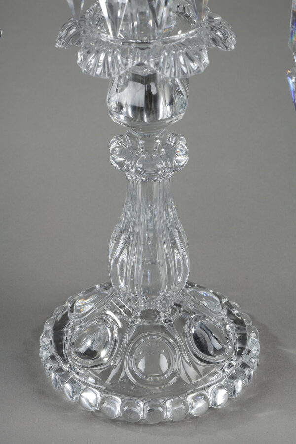 PAIR OF BACCARAT THREE-ARM CANDELABRA - Image 13