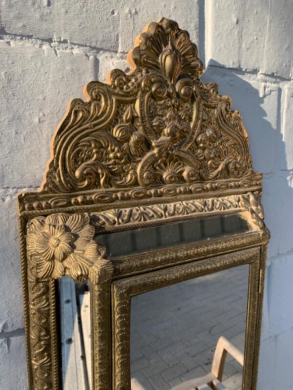 Rococo Mirror Cabinet For Shoe Brushes. - Image 6
