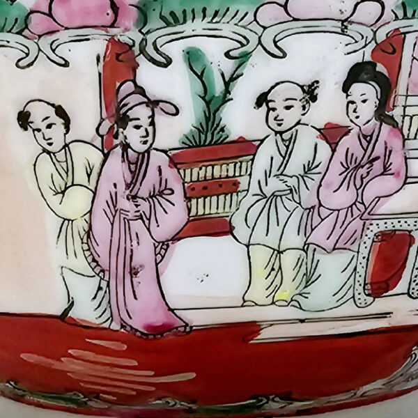 ORIENTAL BOWL IN CANTON PORCELAIN. - Image 3